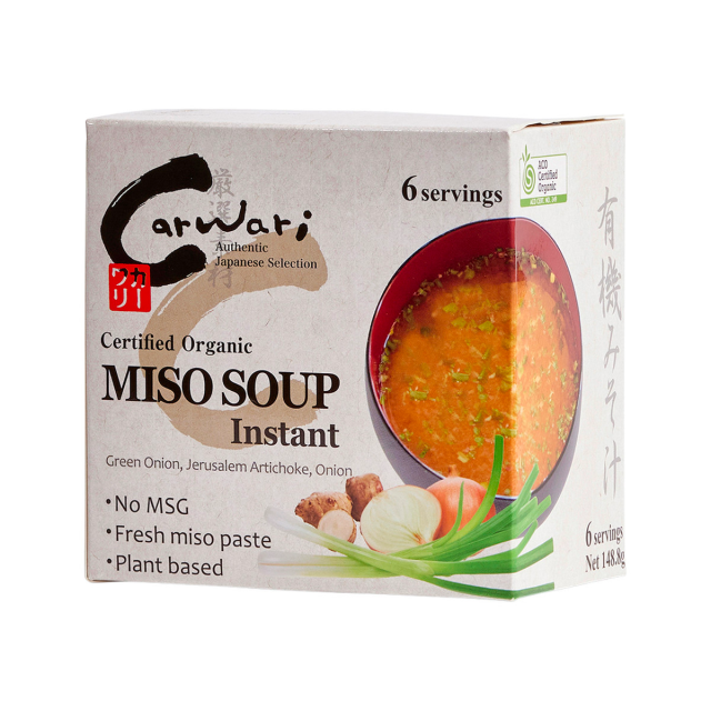 Organic Miso Instant Soup - 6 Serves 148.8g