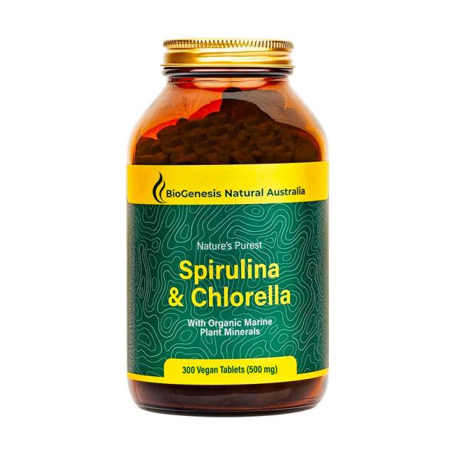 Spirulina & Chlorella + Marine Minerals Tablets - 300t