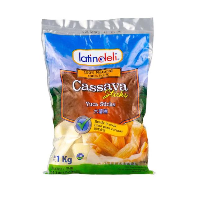 Frozen Cassava Sticks 1kg