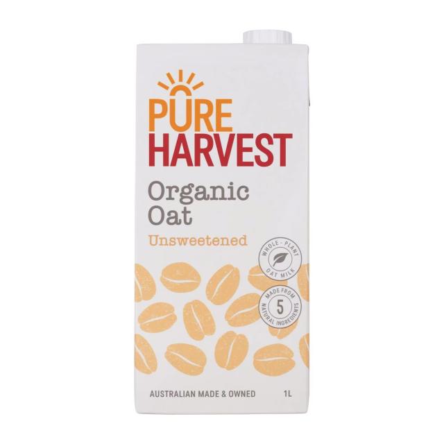 Organic Oat Milk - Unsweetened 1lt