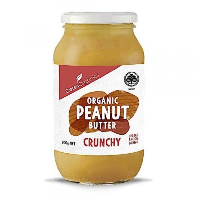 Organic Peanut Butter Crunchy 700g