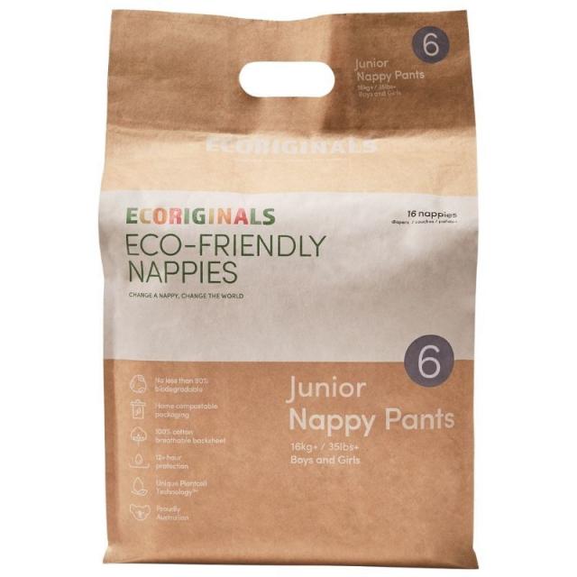 Toddler Nappies Size 6 (16kg+) - 16 Pack