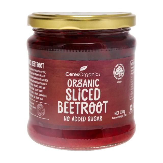 Organic Beetroot Slices 330g