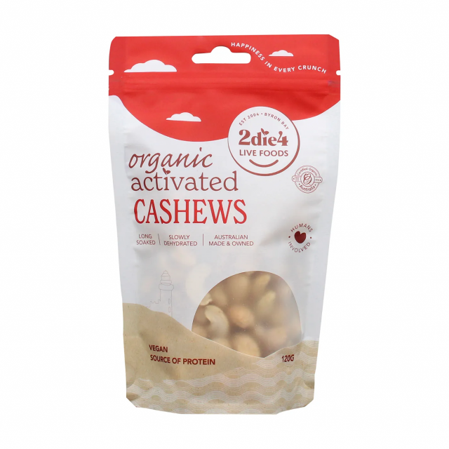 Organic Activated Cashews 120g