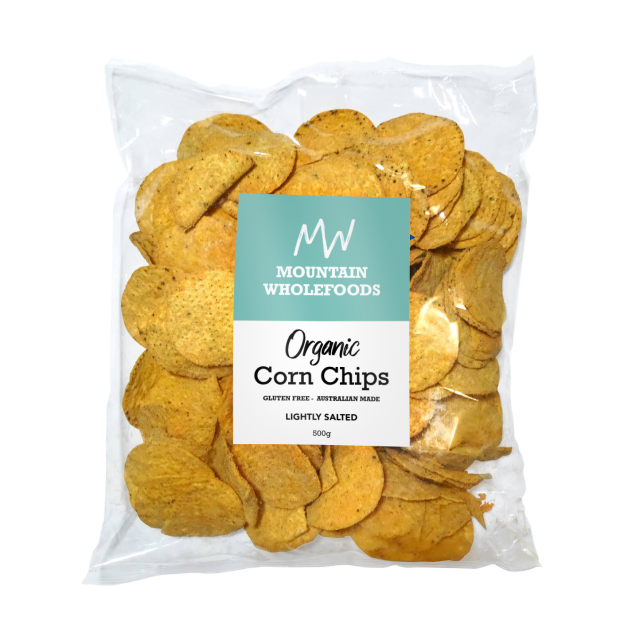 Organic Salted Corn Chips 500g