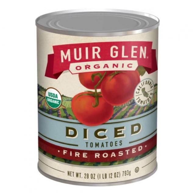 Organic Diced Fire Roasted Tomatoes 793g