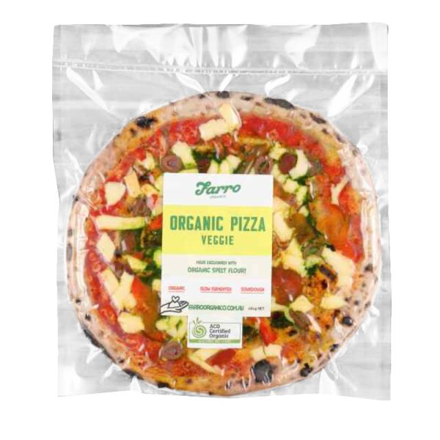 Organic Spelt Veggie Pizza 400g