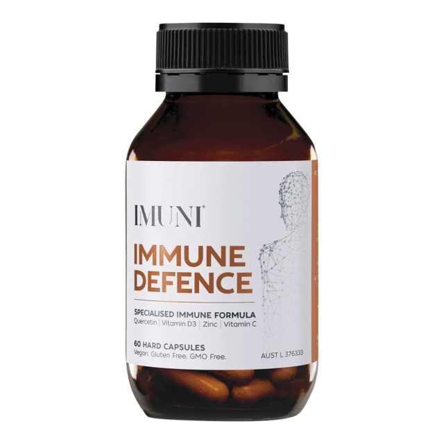Immune Defence Quercetin, Vitamin D3 & C, Zinc - 60 Caps