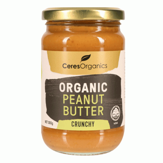 Organic Peanut Butter Crunchy 300g