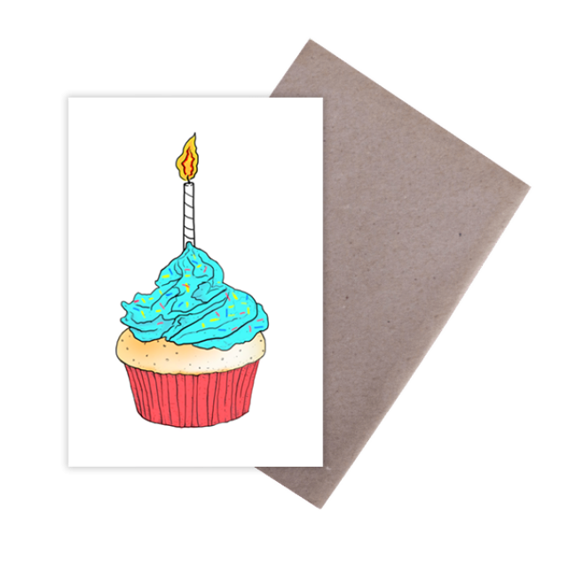 Cupcake A6 Card
