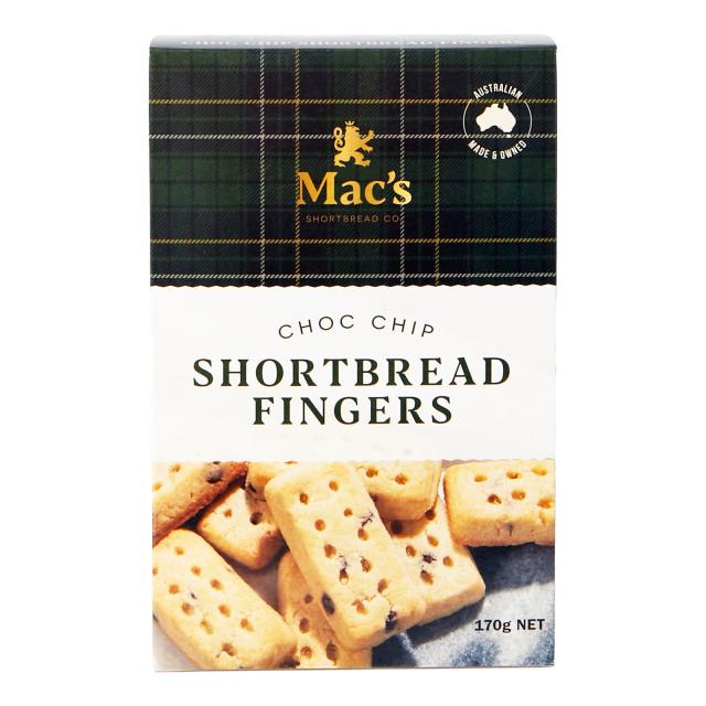 Shortbread Fingers - Choc Chip 170g