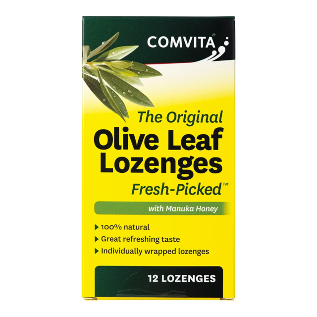 Olive Leaf Extract Lozenges with Manuka Honey - 12 Pack