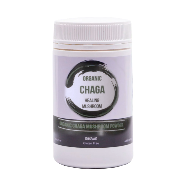Certified Organic Chaga Mushroom Powder 100g