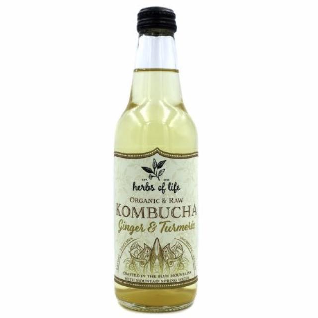 Organic Kombucha - Ginger & Turmeric 330g