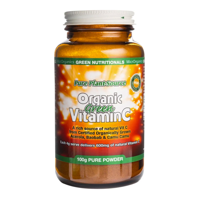 Organic Green Vitamin C Powder 600mg 100g