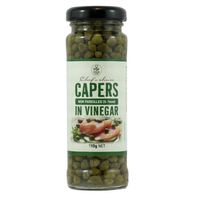 Capers In Vinegar Non Pareilles (57mm) 110g