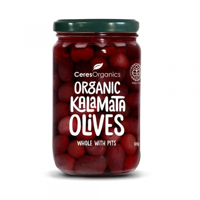 Kalamata Olives Whole With Pits 320g
