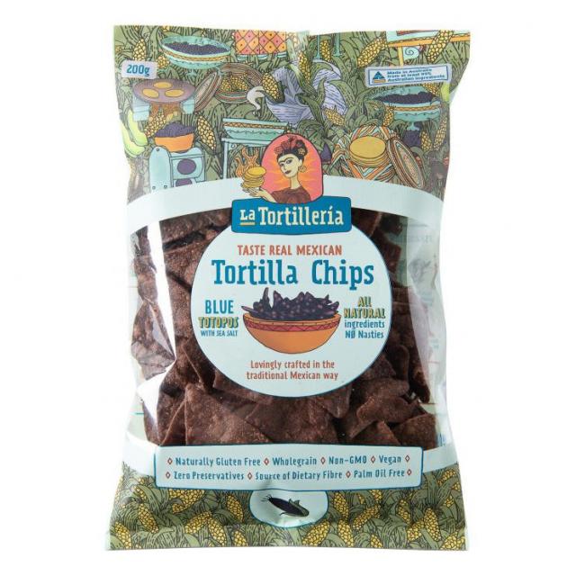 Blue Totopos Tortilla Chips 200g