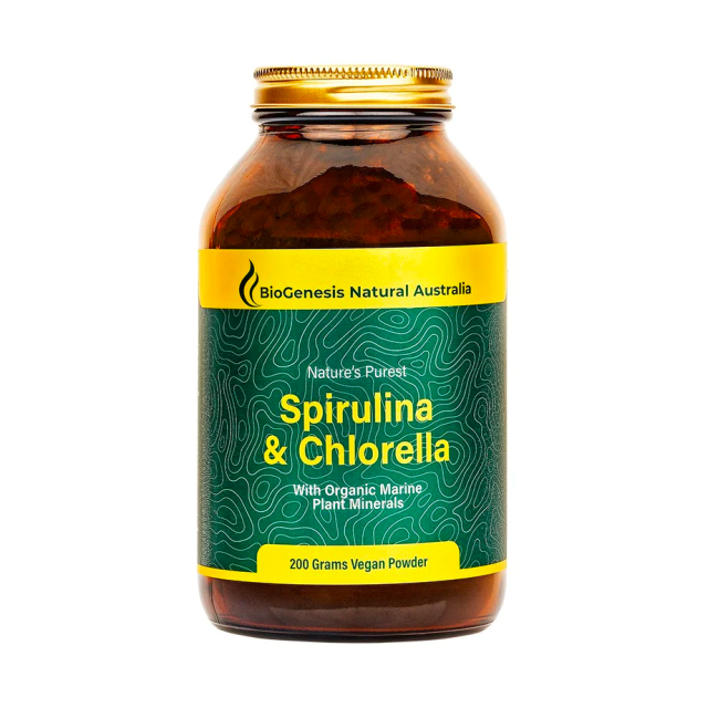 Spirulina & Chlorella + Marine Minerals Powder 200g