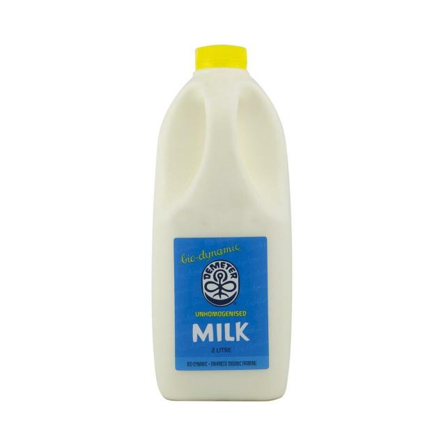 Organic Unhomogenised Milk 2lt