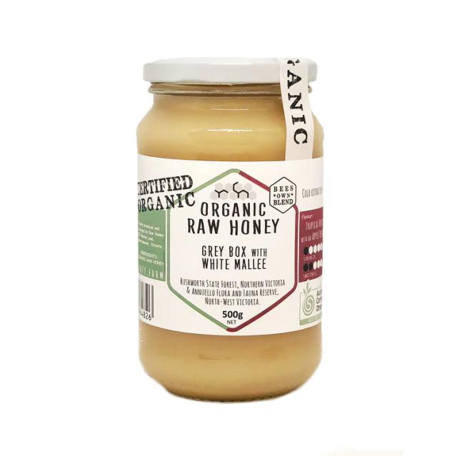 Organic Honey - Grey Box With White Mallee 500g