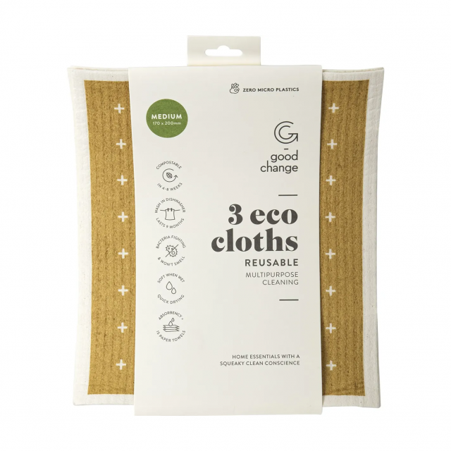 Eco Cloth Medium - 3pk