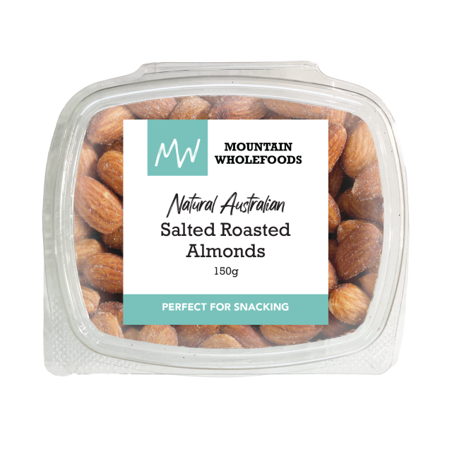 Natural Australian Salted Roasted Almonds 150g