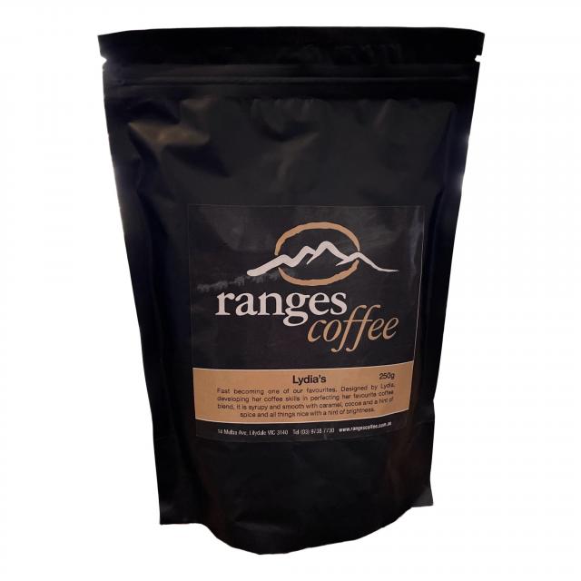 Weekly Groceries | Ranges Coffee - Lydia's Beans - (weekly Delivery Subscription) - Grind 250g