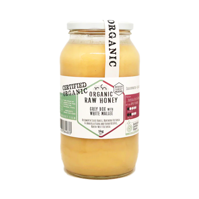Organic Honey - Grey Box With White Mallee 1kg