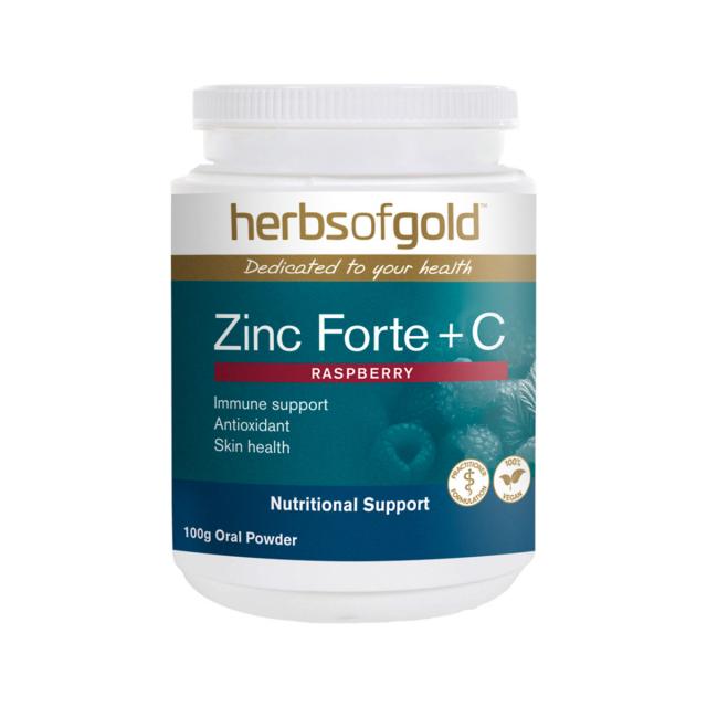 Zinc Forte + C (Raspberry Flavour) Oral Powder 100g