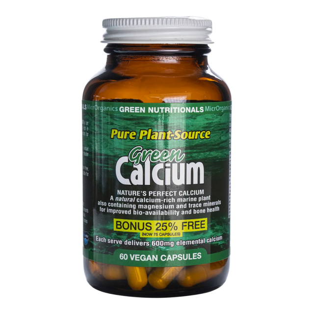 Green Calcium Vegan Capsules 600mg - 60 Caps