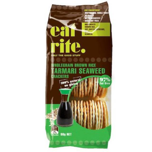 Crackers Brown Rice Tamari Seaweed 100g