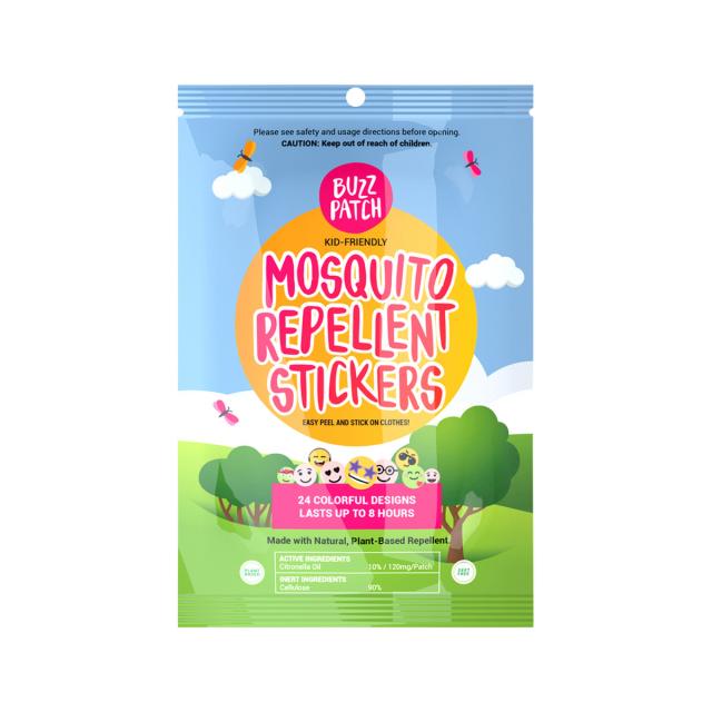 BuzzPatch - Organic Mosquito Repellent Stickers x 24 Pack