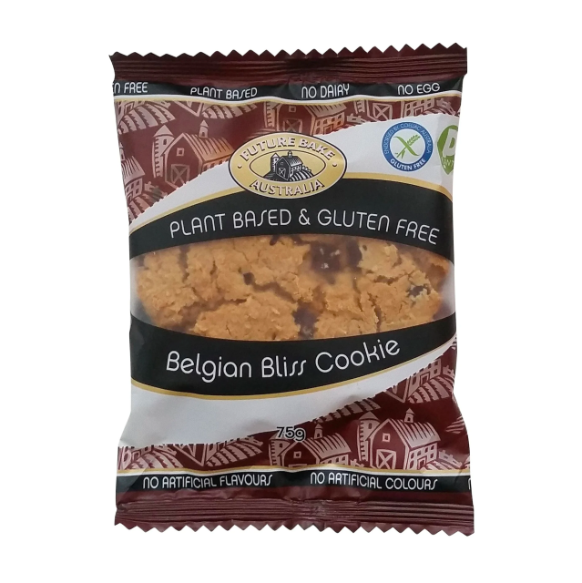 Plant Based & Gluten Free Cookie - Belgian Bliss 75g